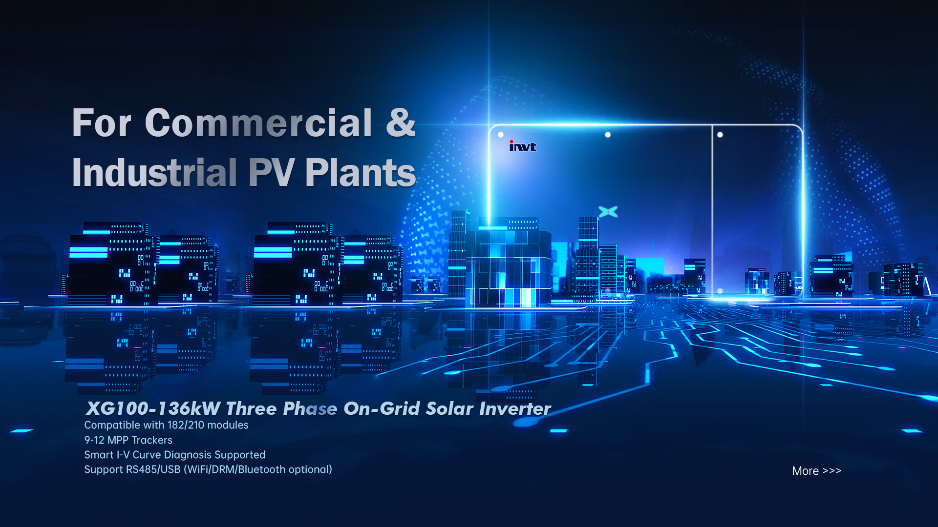 Solar, PV plant, solar inverters, On-grid, three phase
