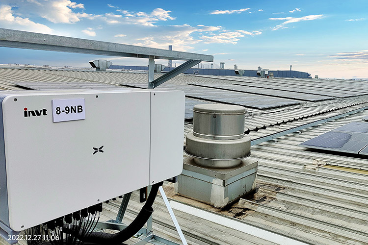 5.99MW Solar Power Plant in an EV Manufacturing Base